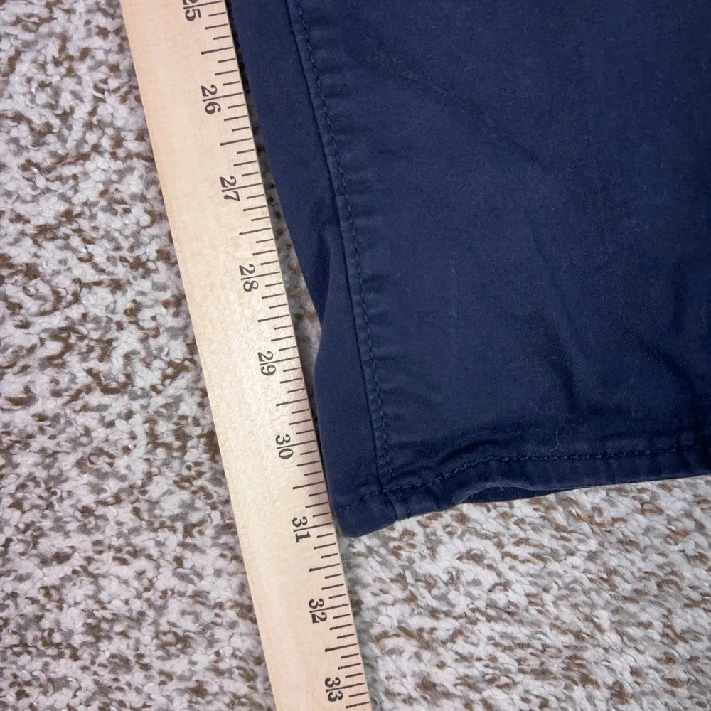 Levis 511 Pants Mens 32x32 Navy Blue Slim Fit Casual Cotton Blend Chinos Office